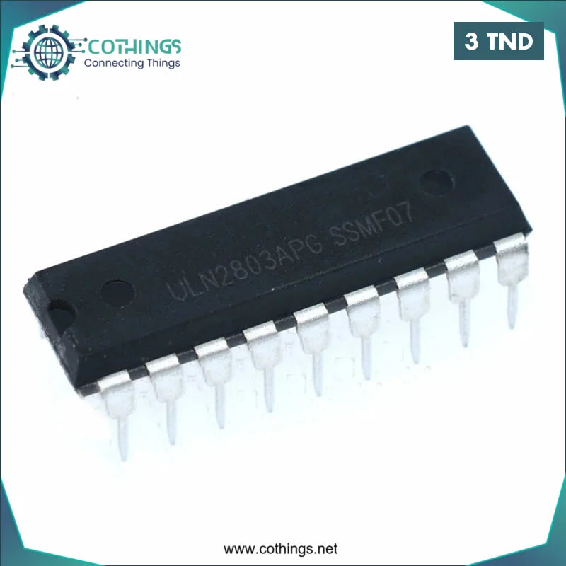 Acheter ULN2803APG (version chinoise) en Tunisie -  Disponible au meilleur prix sur CoThings