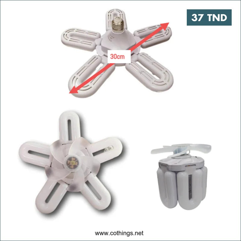 Acheter Ventilateur de plafond électrique avec une lumière variable et télécommandé 50W en Tunisie -  Disponible au meilleur prix sur CoThings