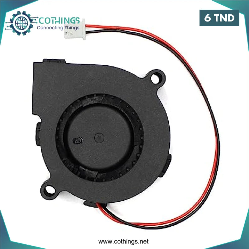 Acheter ventilateur de refroidissement sans balais (brushless) avec borne 2 broches a double roulement à billes DC 5015 12 V en Tunisie -  Disponible au meilleur prix sur CoThings