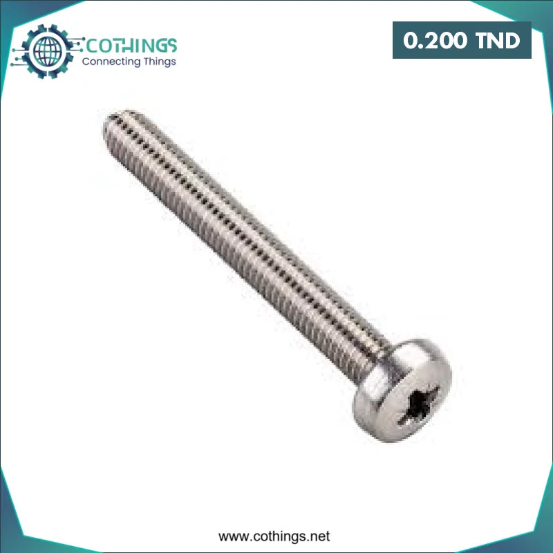 Acheter Vis à tête cylindrique M3x20mm en Tunisie -  Disponible au meilleur prix sur CoThings