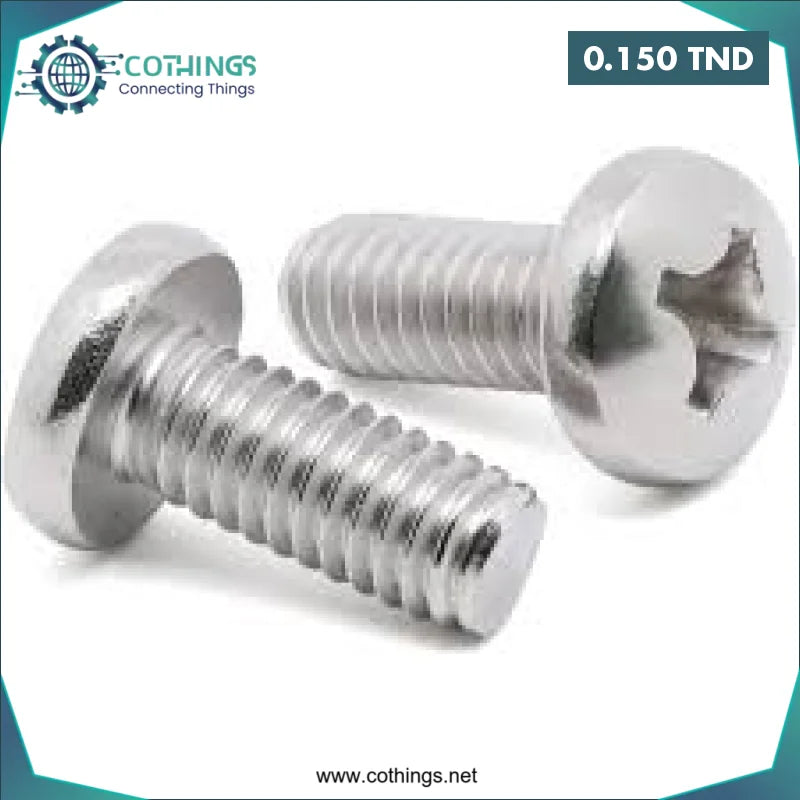 Acheter Vis à tête cylindrique M3x6mm en Tunisie -  Disponible au meilleur prix sur CoThings