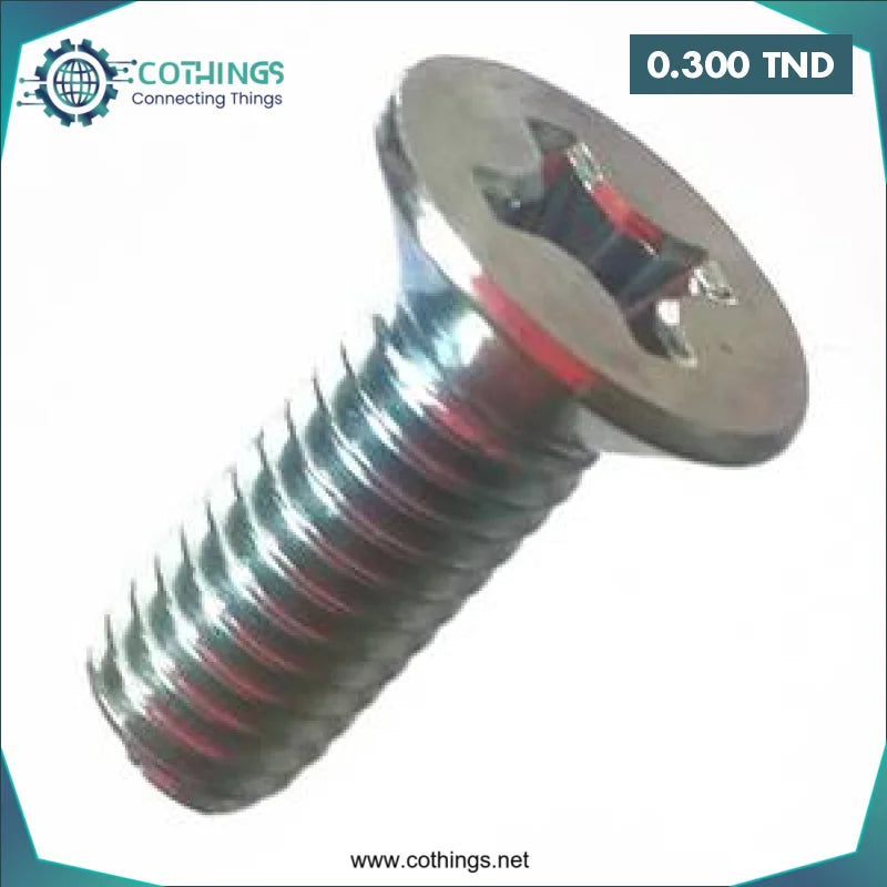 Acheter Vis à tête fraisée M5X20 en Tunisie -  Disponible au meilleur prix sur CoThings