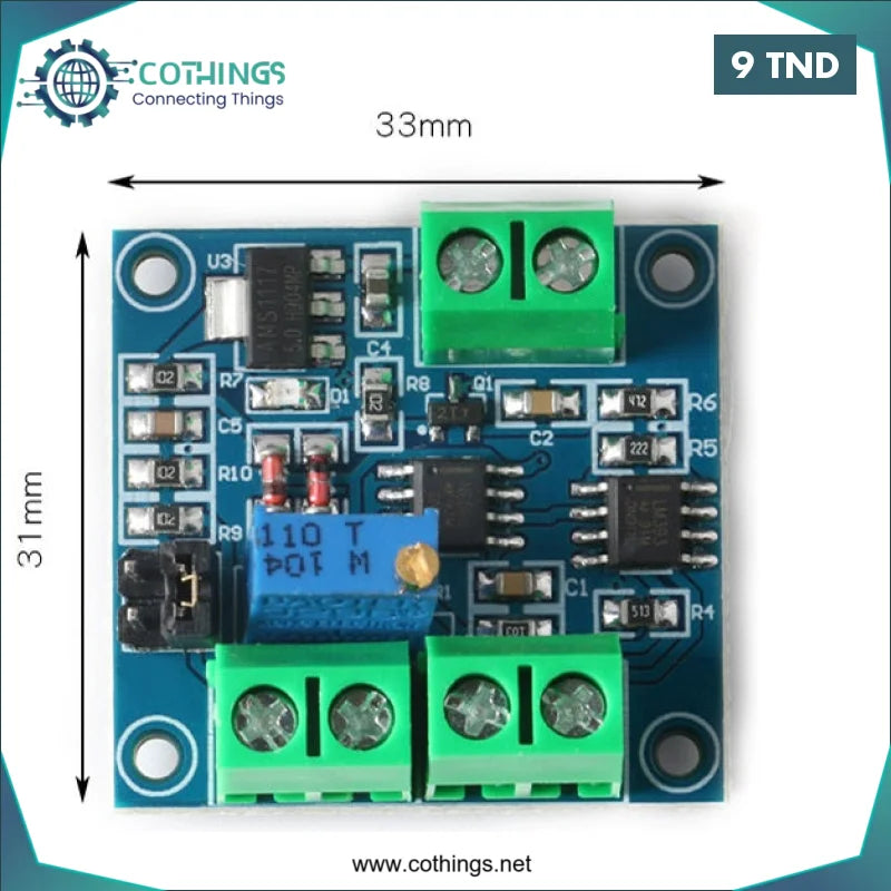 Acheter Voltage to PWM Converter Module 0-5V 0-10V to 0%-100% en Tunisie -  Disponible au meilleur prix sur CoThings