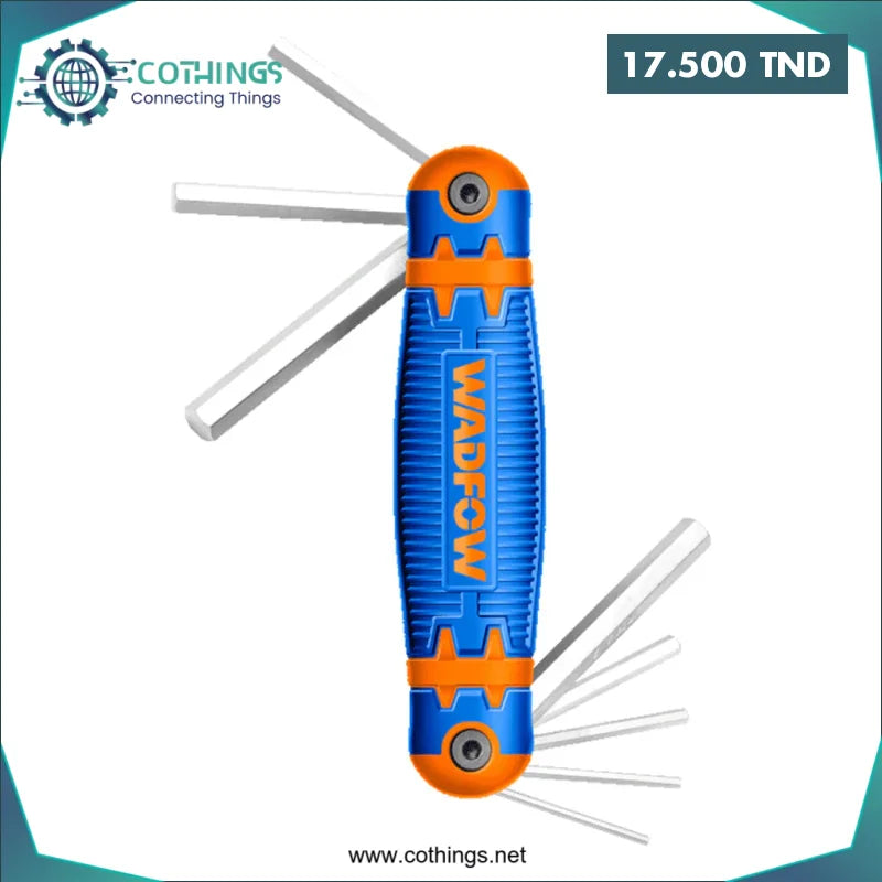 Acheter WADFOW jeu 8 cle Hexagonale male pliante WHK1281 en Tunisie -  Disponible au meilleur prix sur CoThings
