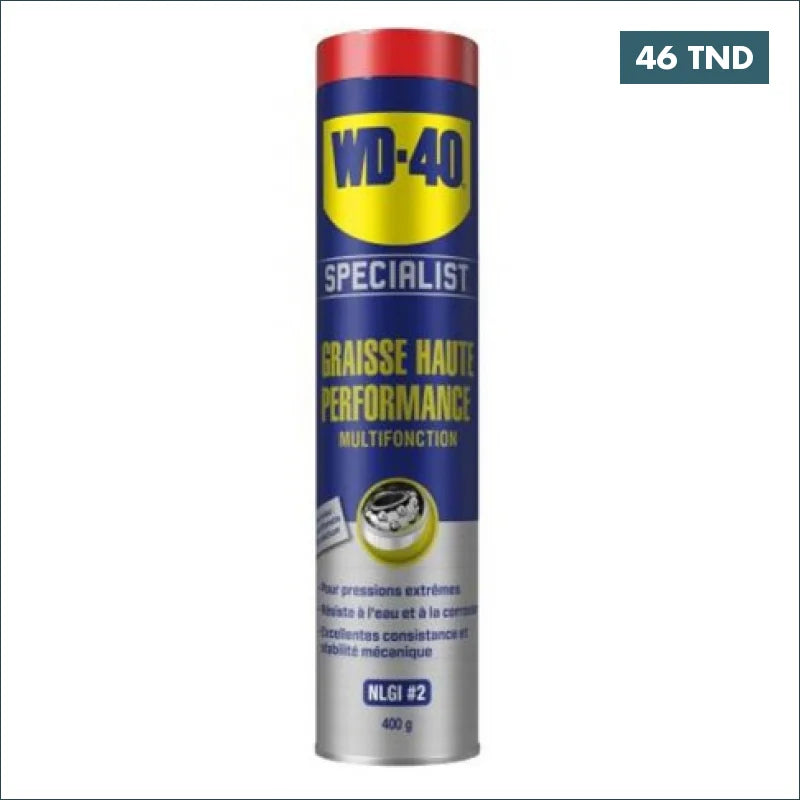 Acheter WD-40 Graisse Haute Performance 400GR en Tunisie -  Disponible au meilleur prix sur CoThings