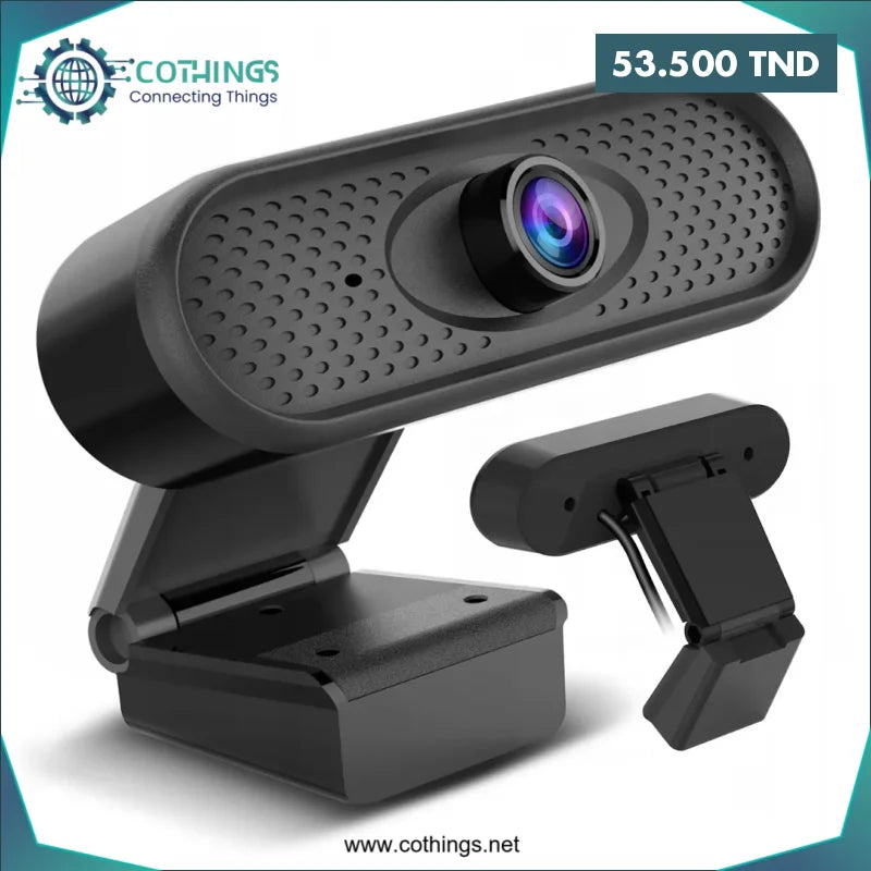 Acheter Webcam USB Nano RS RS680 HD 1080P (1920x1080) avec microphone intégré, câble de 1,7 m, 30 fps en Tunisie -  Disponible au meilleur prix sur CoThings