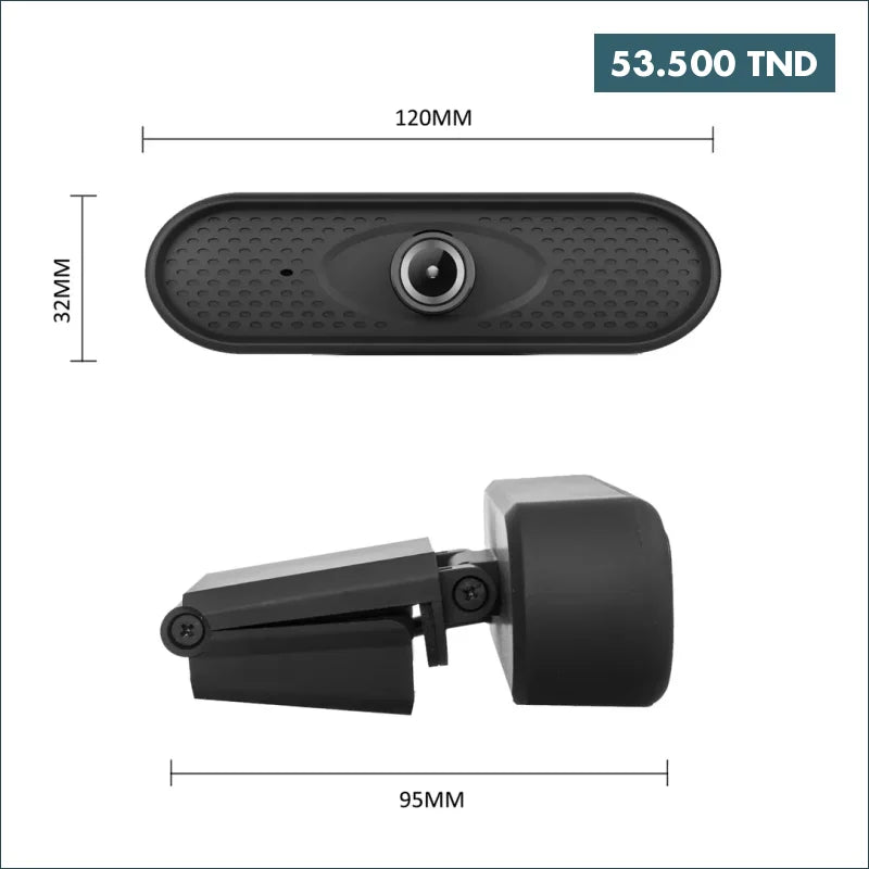Acheter Webcam USB Nano RS RS680 HD 1080P (1920x1080) avec microphone intégré, câble de 1,7 m, 30 fps en Tunisie -  Disponible au meilleur prix sur CoThings