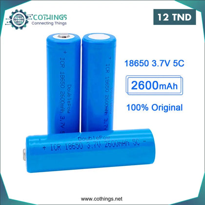 18650 3.7V 2600MAH Batterie au lithium rechargeable pleine capacité