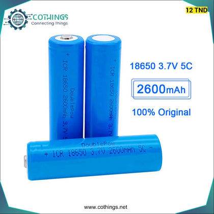 18650 3.7V 2600MAH Batterie au lithium rechargeable pleine capacité