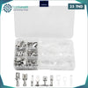 Acheter 270 pièces, têtes de câblage et cosses, manchon de protection pour inserts à ressort pressés à froid (boîte plastique) en Tunisie - Disponible au meilleur prix sur CoThings
