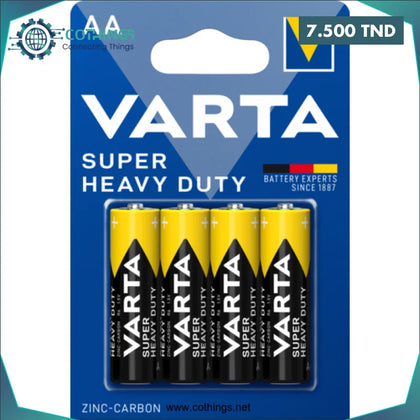 4 Piles AA LR6 BP4 1.5V VARTA - Domotique Tunisie