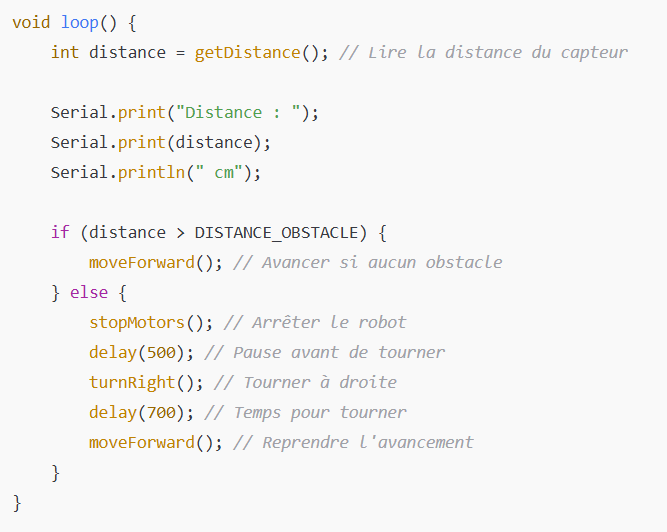 Robot Éviteur d’Obstacle
