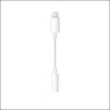 Adaptateur Apple Lightning vers Mini-Jack 3.5 mm Blanc - Domotique