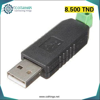 Adaptateur de convertisseur USB vers RS485 - Domotique Tunisie