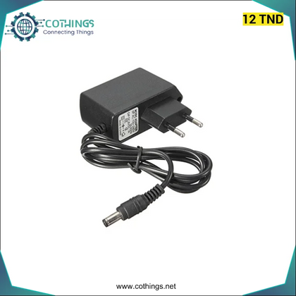 Adaptateur DC 12V 2A JACK 5.5 - Domotique Tunisie