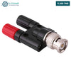 Acheter Adaptateur d’oscilloscope BNC (Q9) vers double fiche banane 4 mm en Tunisie - Disponible au meilleur prix sur CoThings