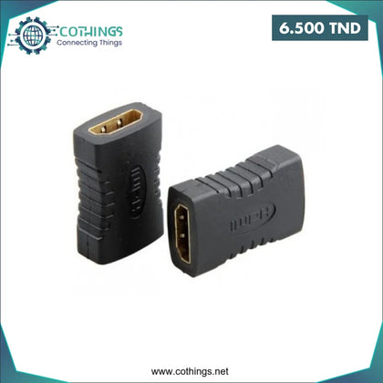 Adaptateur HDMI femelle/femelle - Domotique Tunisie