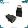 Acheter Adaptateur Mini HDMI Vers HDMI Femelle - Noir en Tunisie - Disponible au meilleur prix sur CoThings