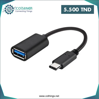 Adaptateur OTG USB Type C Vers USB - Domotique Tunisie