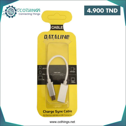 Adaptateur OTG USB vers USB Type-C DATALINE – Connecteur OTG