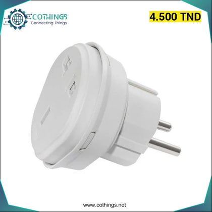 ADAPTATEUR PRISE AMERICAINE BMS ELECTRIC - Domotique Tunisie