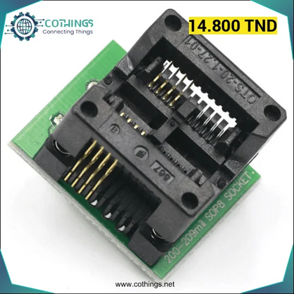 Adaptateur TSSOP/SOP8 - DIP8 200 - 209mil - Domotique Tunisie