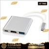 Adaptateur Type-C vers HDMI / USB 3.0 / USB-C - Domotique Tunisie