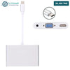 Acheter Adaptateur Type C  vers VGA HDMI + Audio en Tunisie - Disponible au meilleur prix sur CoThings