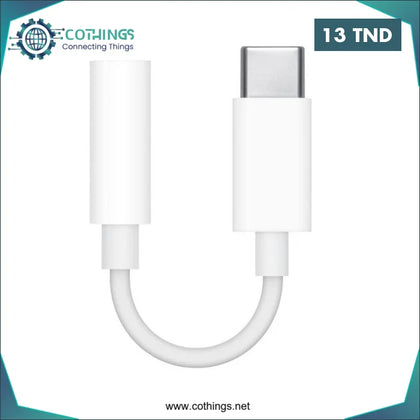 Adaptateur USB Type-C Male à 3.5 mm Headphone Jack Femelle