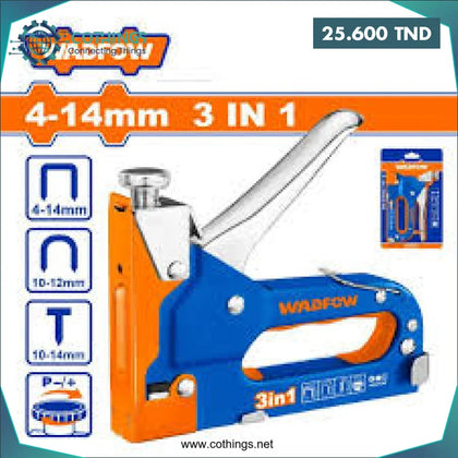 AGRAFFEUSE MANUEL 3EN1 REF WGU2614 WADFOW - Domotique Tunisie