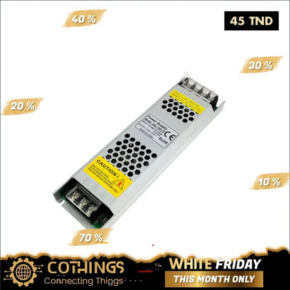 Alimentation à découpage slim 12 V 100 W 8.5 A GO-MAX