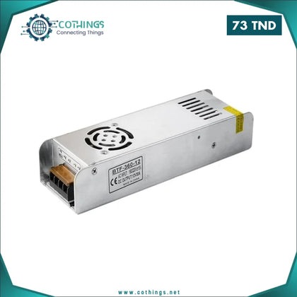 Alimentation a decoupage SLIM 12V 30A 360w - Domotique Tunisie
