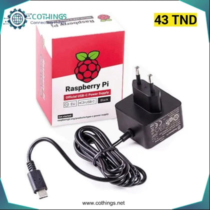 Alimentation Officielle pour Raspberry PI 4 / PI 400 5V 3A USB TYPE C