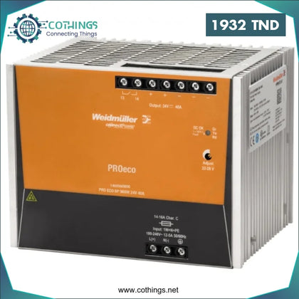 Alimentation Triphasée PRO ECO3 960W 24V 40A Weidmüller - Domotique