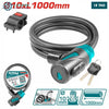 Acheter Antivol Vélo Câble 10x1000mm TOTAL Clé TBK11010 en Tunisie - Disponible au meilleur prix sur CoThings