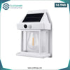 Acheter Applique Murale Solaire LED en Forme d’Ampoule – Détecteur de Mouvement-Blanc en Tunisie - Disponible au meilleur prix sur CoThings