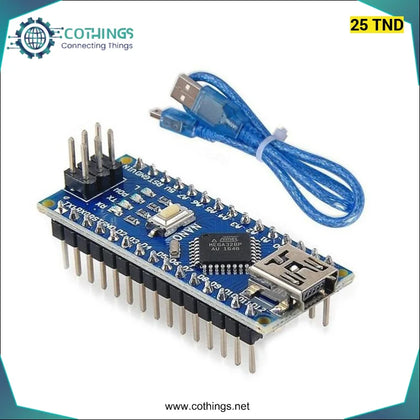 Arduino Nano V3.0 CH340 avec cable - Domotique Tunisie