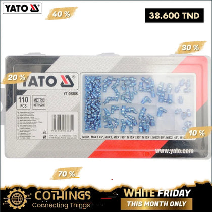 Assortiment 110 Graisseurs Metriques