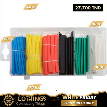 Assortiment 128 Gaine Termoretracble