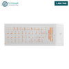 Acheter Autocollants clavier arabe – transparent, lettres orange en Tunisie - Disponible au meilleur prix sur CoThings