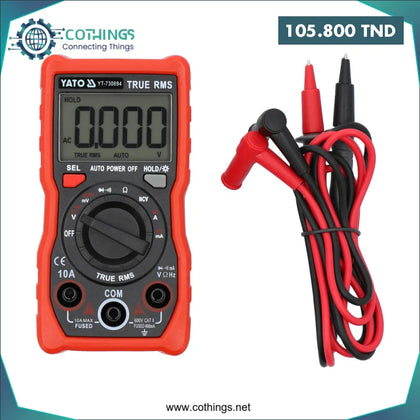 Automotive multimètre digital true RMS yato - Domotique Tunisie