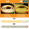 Acheter Bande LED COB 288 LED/Metre 220V Blanc Chaud 3000K (1 metre ) en Tunisie - Disponible au meilleur prix sur CoThings