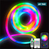 Acheter Bande Neon Flexible LED 5M Étanche RGB Adressable Télécommande / Application mobile / Musique en Tunisie - Disponible au meilleur prix sur CoThings