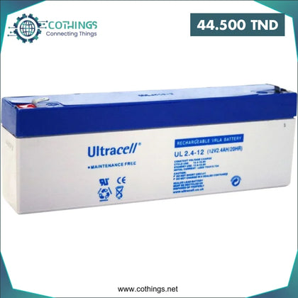 Batterie Acide ULTRACELL 12V 2.4Ah - Domotique Tunisie