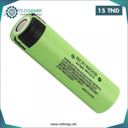 Batterie lithium rechargeable PANASONIC NCR18650 3.7V 3400MAH Tête