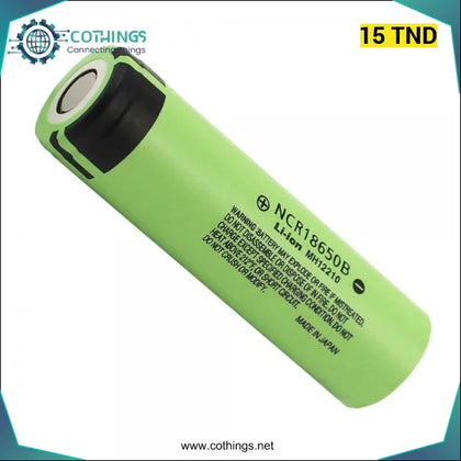Batterie lithium rechargeable PANASONIC NCR18650 3.7V 3400MAH Tête