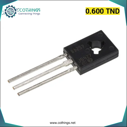 BD237 Single NPN Transistor 2A 80V - Domotique Tunisie