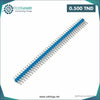 Acheter Bleu Barrette mâle simple rangée 2,54 mm, 1 x 40 broches en Tunisie - Disponible au meilleur prix sur CoThings