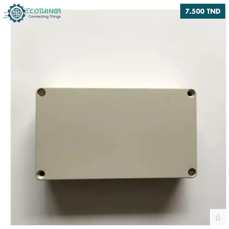 Boîtier Étanche ABS IP65 158x90x40 Mm – Boîte De Connexion Électrique – Protection Poussière & Eau – Gris Clair – Fixation Encastrée Possible