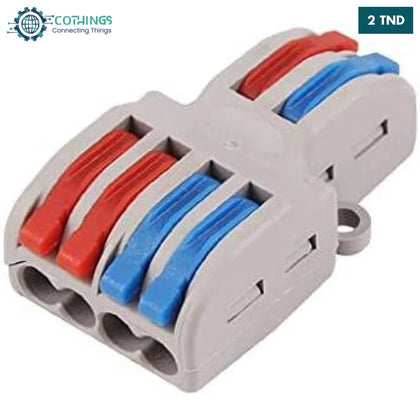 Lot De 10 Connecteurs De Voiture 2 Broches 18-24 AWG - Sertissage Rapide Sans Dénudage